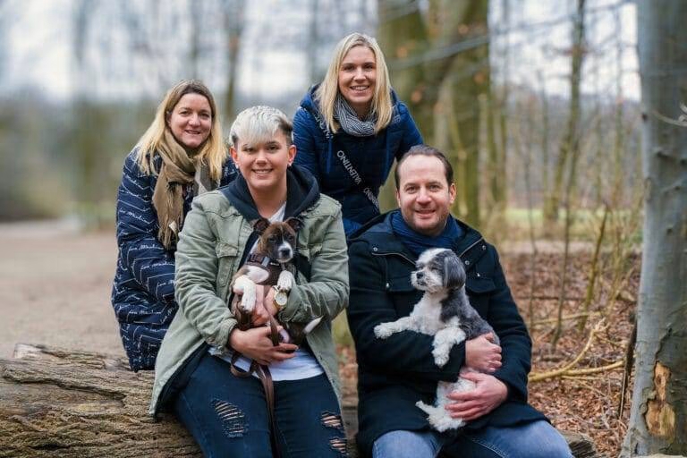 Das Team von catcare24 im Wald